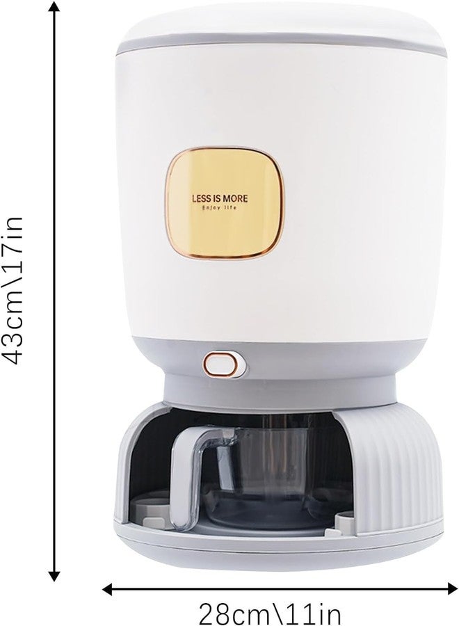 BLURISM Moisture-proof, Insect-proof, Airtight Storage Container for Rice, Cereals, Grains, Flours, Dog Food, and Pet Food, Rice Dispenser Storage Container With Egg holder & Cup - Image 2